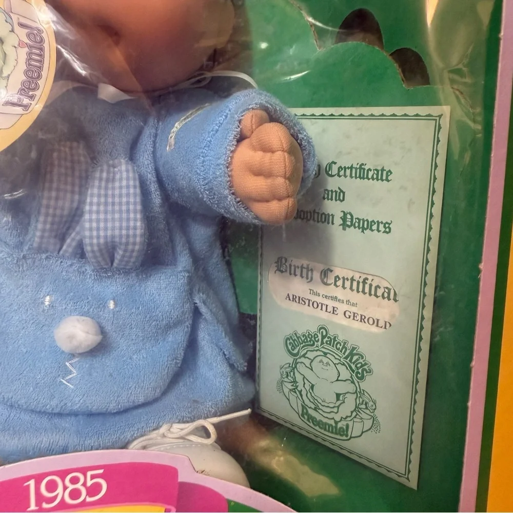 New Vintage 1985 Cabbage Patch Kids Preemie March of Dimes Edition Coleco